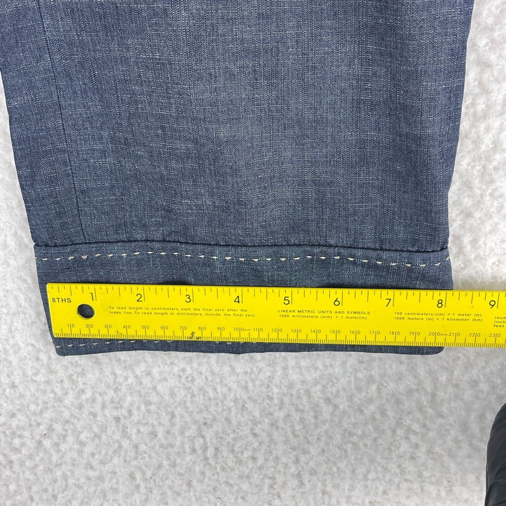 Ann Taylor LOFT‎ Blue Ann Cropped Pants Womens Straight Leg Mid-Rise Size 2 - Picture 11 of 16